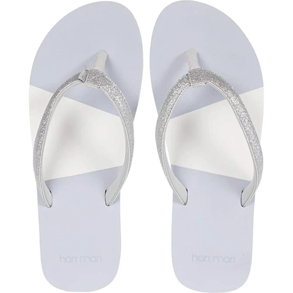 Hari Mari Meadows Asana 4006-203 Sandals Girls US 13.5-1 Gray Flip Flop ZAP1832